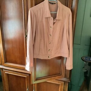 CHARLIE B button front jacket size XL